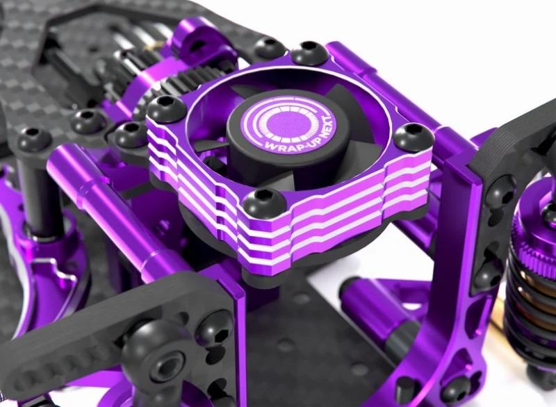 WUN FR-D7 Carbon Fan Mount 30mm (24mm pitch)